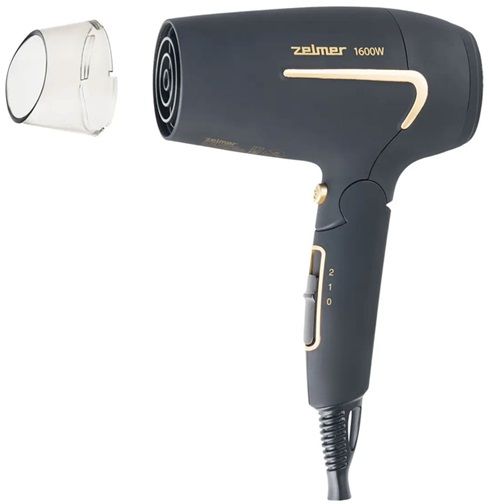 Фен дорожний Zelmer ZHD8321 1600 Вт серый | Зображення 3