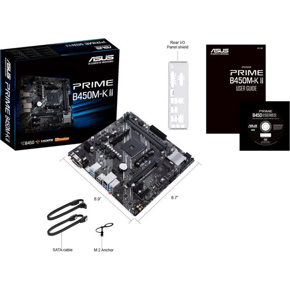 Материнська плата ASUS PRIME B450M-K II | Зображення 6