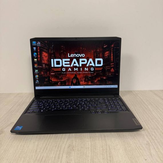Ігровий ноутбук Lenovo IdeaPad Gaming 3 15IHU6 / 15.6" (1920x1080) IPS / Intel Core i5-11320H (4 (8) ядра по 2.5 - 4.5 GHz) / 16 GB DDR4 / 512 GB SSD / nVidia GeForce RTX 3050, 4 GB GDDR6, 128-bit / WebCam б/в | Зображення 1