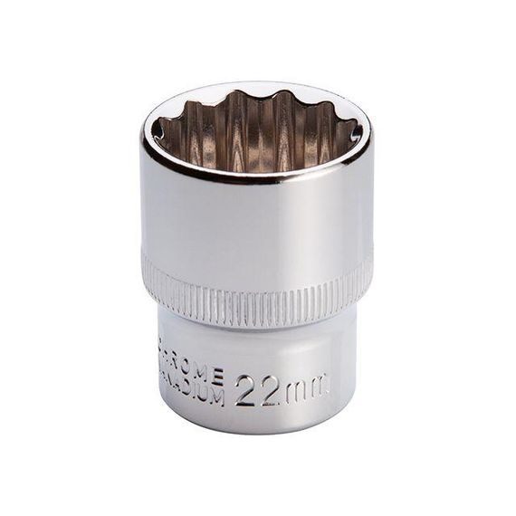 Головка дванадцятигранна 1/2", 22 мм INTERTOOL ET-02221 | Зображення 1