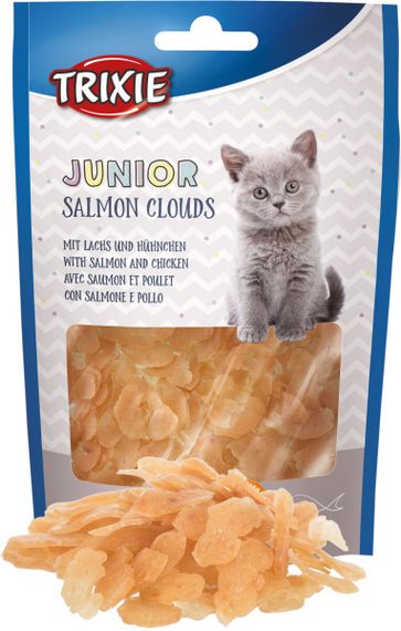 Ласощі для кошенят з лососем Trixie Junior Salmon Clouds 40 гр | Зображення 3