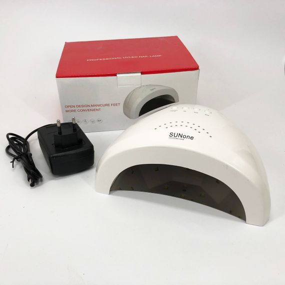 Универсальная лампа для сушки гель лака, Домашняя лампа для ногтей маникюра RU-64 | Зображення 1