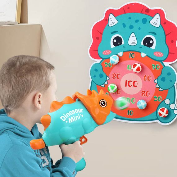 Інтерактивна гра Dinosaur Athletics Gun на липучках + мішень Green | Зображення 4