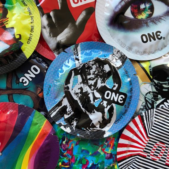 Набір латексних ребристих презервативів One Extreme Ribs у різному дизайні (ціна за 5 шт.) sexstyle | Зображення 5