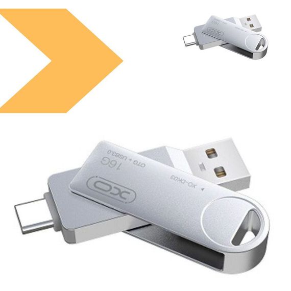 USB флеш-накопичувач з подвійним інтерфейсом USB 3.0 та Type-C XO DK03 32GB (37755-01_259) | Зображення 1