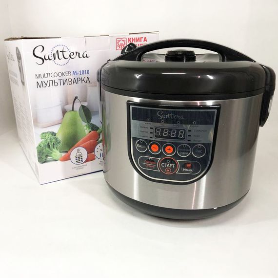 Мультиварка Suntera AS-1010S 900 Вт, многофункциональная мультиварка, пароварка для кухни бытовая | Зображення 1