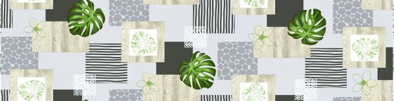 Скатертина HomeStar F08 ПВХ,фліз осн.рул (1,37*25)