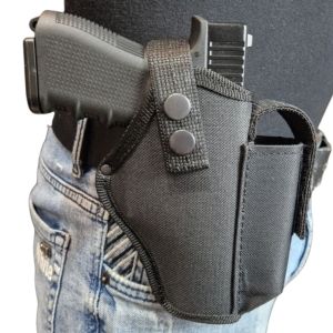 Кобура поясна Glock-17 чох/обойма (oxford черная 600-D)