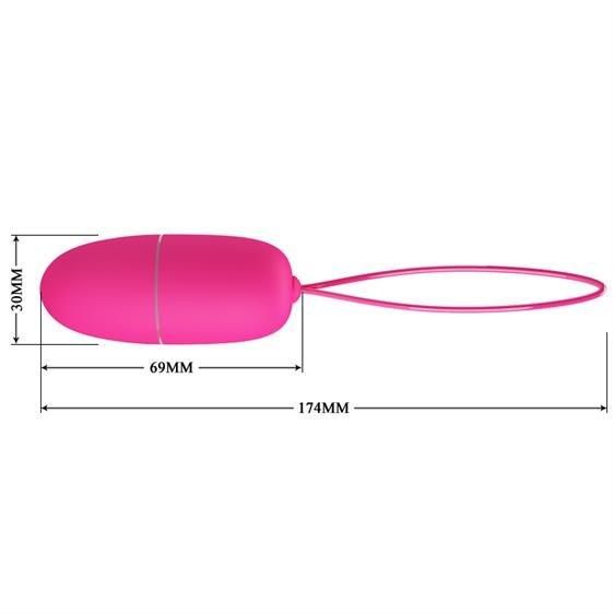 Виброяйцо - Pretty Love Selkie Vibrating Egg Pink sexstyle | Зображення 4