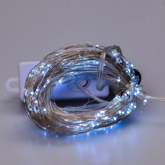 Гирлянда светодиодная конский хвост GarlandoPro 200LED Роса 2м 10 линий Белый 1733011W | Зображення 6