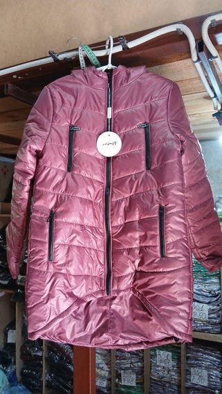 Елегантна жіноча парка, арт. 300, вишня | Зображення 2