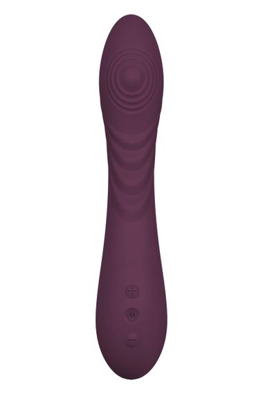 Вібратор гнучкий з пульсацією Dream Toys Essentials Tapping Power Vibе, фіолетовий Sex Aura | Зображення 3