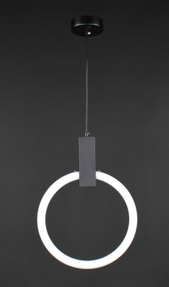 Люстра світлодіодна підвісна LED світильник для квартири на стелю лед 27588 Чорний 45-180х10х30 см.