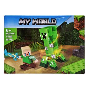 Конструктор дитячий для хлопчика від 6 років  Майнкрафт 84 деталей Ігоровий конструктор 6+