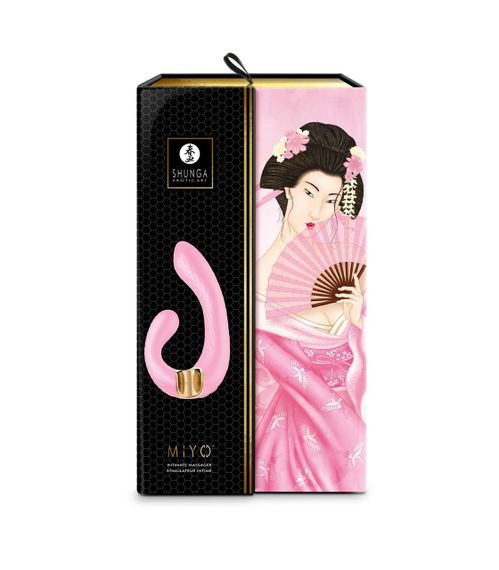 Вібратор-кролик Shunga Miyo Light Pink Sex Aura | Зображення 5