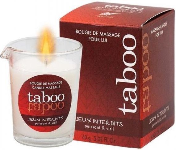 Масажний крем/свічка Ruf Jeux Interdits, 60 г | Зображення 3