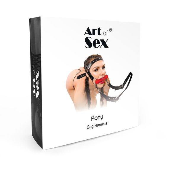 БДСМ кляп-упряжка Art of Sex - BDSM Gag Harness Pony | Зображення 2