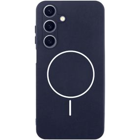 Чохол Silicone Cover Lakshmi Full Camera (AA) with Magnetic Fit для Samsung Galaxy A17 4G/5G Темно-синій / Midnight blue