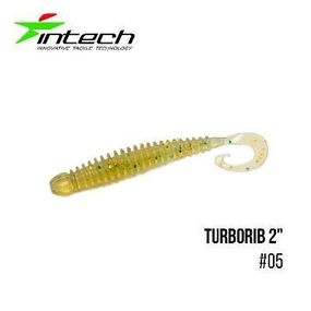 Силіконова приманка, Їстівний силікон Intech Інтеч Turborib 2"12 шт #05