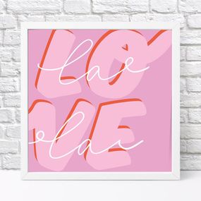 Постер у рамці Love lala 30x30 см (WKMT_21L004_WH)