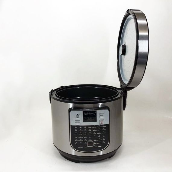 Мультиварка пароварка Rainberg RB-6209 45 програм 6 л 1000W, Сенсорна NT-750 мультиварка рисоварка | Зображення 4