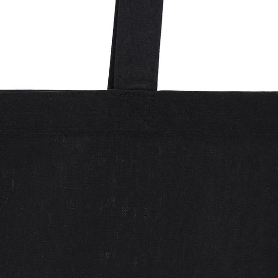 Екосумка для покупок Сумка-шоппер чорна, розмір 38 х 42 см (140 г/м2) | Зображення 1