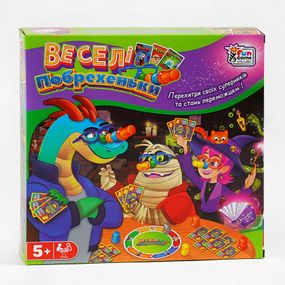 Настільна гра “Веселі побрехеньки” 32777 4FUN Game Club, 24 картки, 4 окулярів, 11 ковпачків, в коробці (6945717411531)
