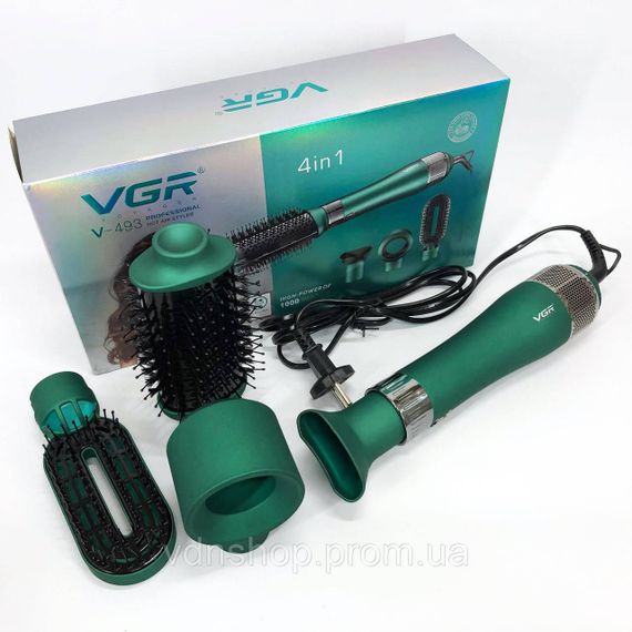 Фен с холодным воздухом для укладки VGR V-493, Фен стайлер щетка с холодным воздухом VH-10 | Зображення 3