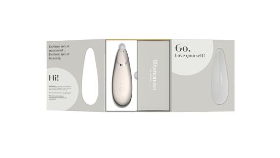 Вакуумный клиторальный стимулятор Womanizer Premium 2 - Grey, функции Autopilot и Smart Silence | Зображення 6