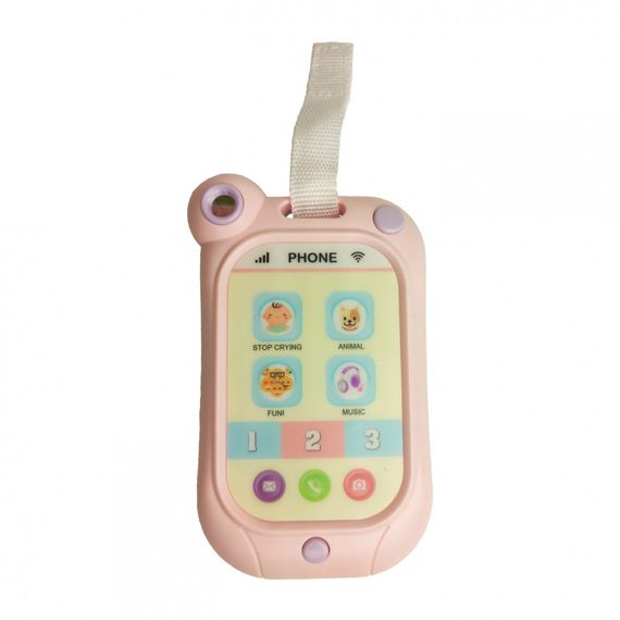 Игрушка мобильный телефон G-A081 интерактивный  Pink