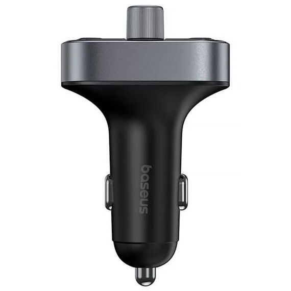 АЗП FM модулятор Baseus S-09 Pro Series 18W (2USB-A/1C) (C10762200113) Cluster Black | Зображення 4