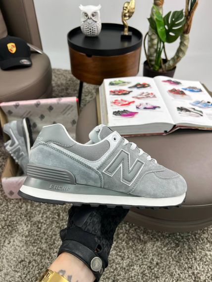 Мужские кроссовки New 574 Light Grey White Динаміка твого стилю весна / літо / осінь A4177 44 28 см