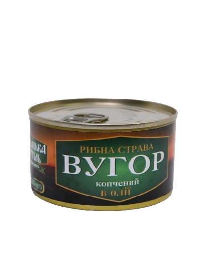 Вугор копчений в олії Рибацька Артіль 230 г