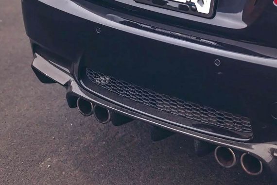 Дифузор заднього бампера V-Style (для E92/E93 M3, Карбон) для BMW 3 серія E-90/91/92/93 2005-2011 рр | Зображення 4