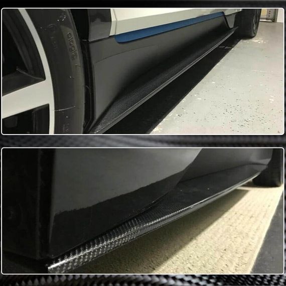 Накладки на Пороги (Карбон) для BMW I3 2013-2022 гг | Зображення 2