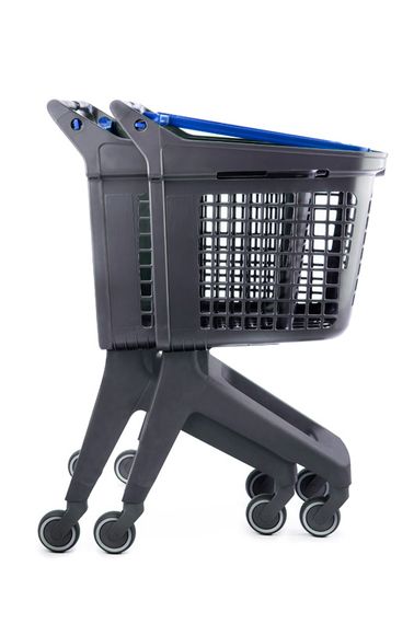 Покупательская тележка Shopping Basket UP.80 синяя, 80л, Испания, Синий | Зображення 2