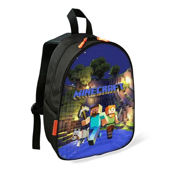 Рюкзак Minecraft Стів і Алекс дитячий шкільний/міський 34х27х13 см для хлопчика (02414)