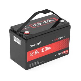 Аккумуляторная батарея Dumfume LiFePO4 12.8V 100A h 1280W h, in10A/out20A