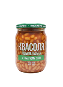 Квасоля Любительська в томатному соусі Бабусі Марусі 500 г