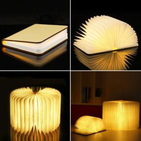 Настольная лампа светильник в виде книги Foldable Book Lamp Ночник для детской комнаты 7259