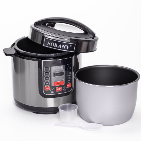 Мультиварка електрична Sokany з чашею на 7 л і антипригарним покриттям SK-07053 | Зображення 4