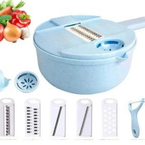 Мультислайсер овощерезка кухонная ручная 10 в 1 NK001
