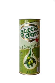Оливковое Масло для Жарки - масло Санса - Goccia D´Oro Sansa  -1 л (ИТАЛИЯ) - ОРИГИНАЛ
