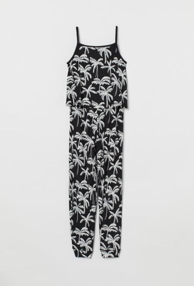 Комбінезон підлітковий для дівчинки H&M 152 см Чорний (250122054)