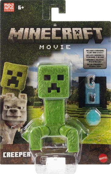 Ігрова фігурка Кріпер із Майнкрафт Оригінал Mattel Minecraft Movie Creeper | Зображення 1