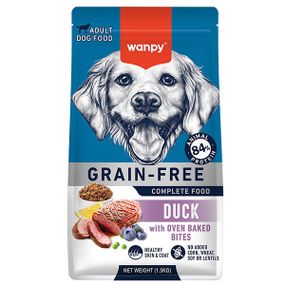 Cухий корм для собак з качкою Wanpy Adult Dog GF Duck, 1.5 кг