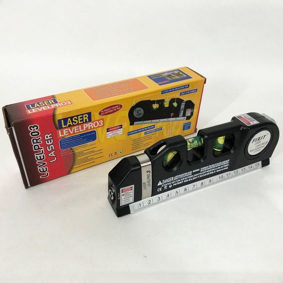 Лазерный уровень Laser Level Pro 3 со MS-666 встроенной рулеткой | Зображення 2