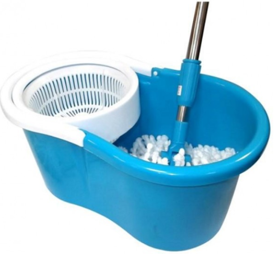 Універсальна швабра з віджимом-центрифугою і відром Easy Mop "Кругла Швабра" | Зображення 7