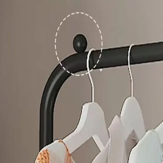 Підлогова вішалка для одягу 178х60х26 см, Clothes Rack Up, Чорний/стойка-вішка в передпокій/стійка для одягу | Зображення 3
