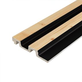 Рейка декоративна PS 2900х120х20мм Сосна з графітом SW-00002146